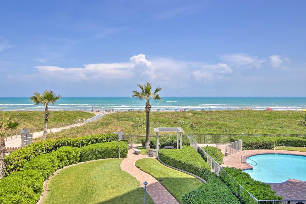 Sunny Oceanfront Condo On South Padre Island Beach 외부 사진