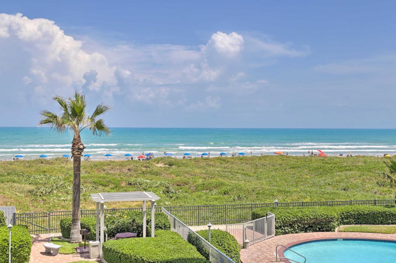 Sunny Oceanfront Condo On South Padre Island Beach 외부 사진