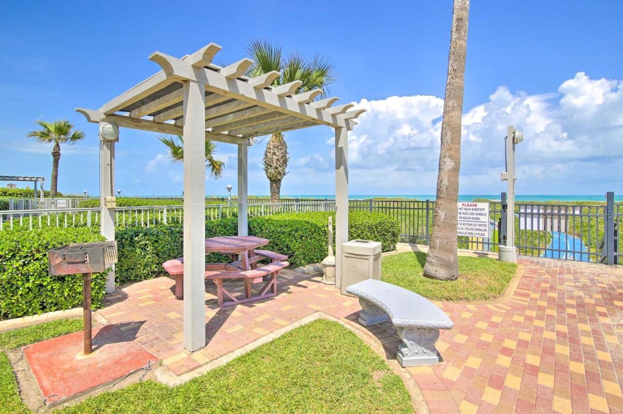 Sunny Oceanfront Condo On South Padre Island Beach 외부 사진
