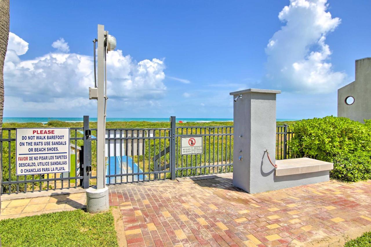 Sunny Oceanfront Condo On South Padre Island Beach 외부 사진