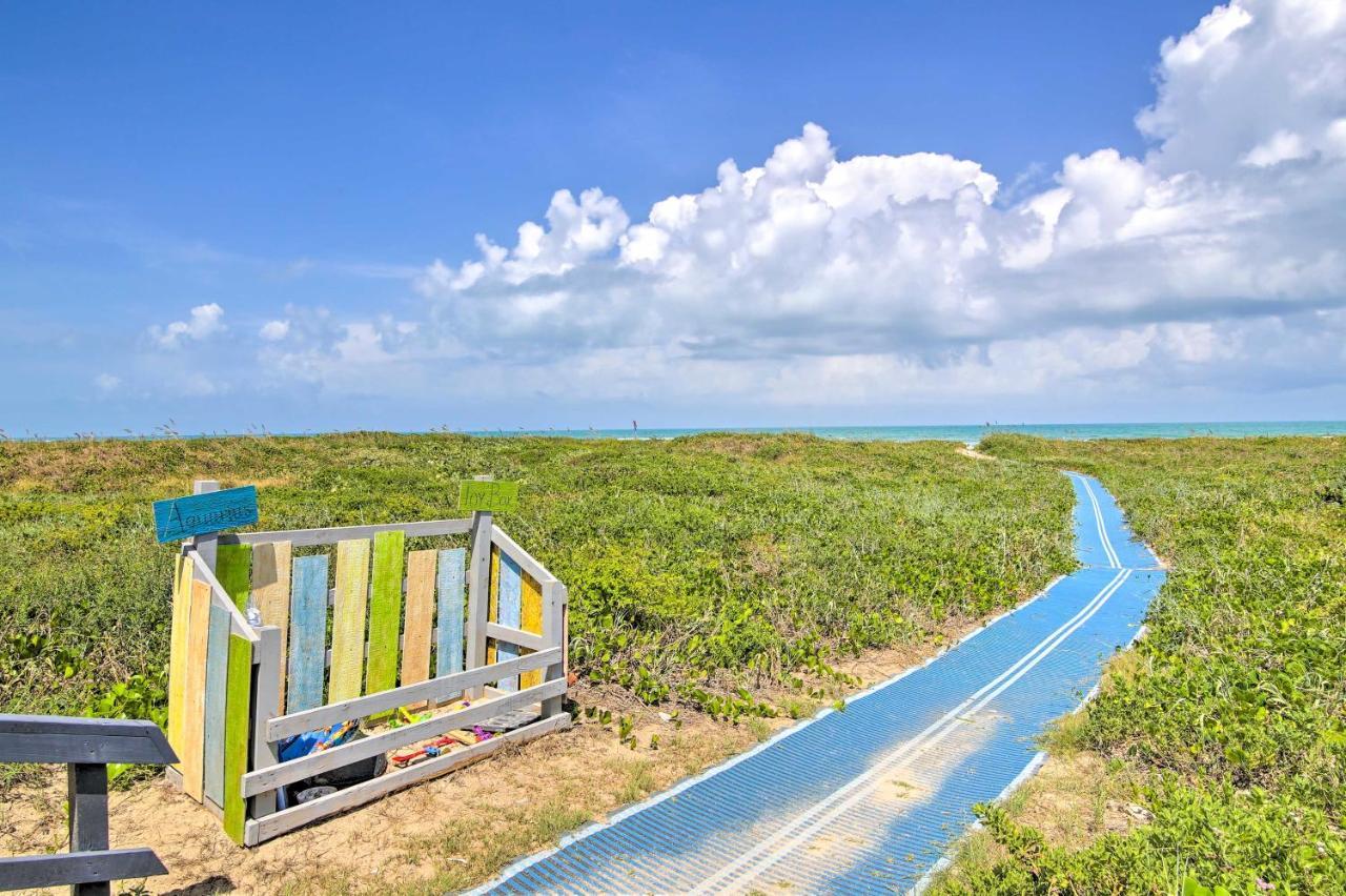 Sunny Oceanfront Condo On South Padre Island Beach 외부 사진